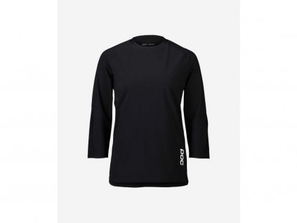 Dámský dres POC Resistance W's 3/4 Jersey, Uranium Black