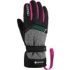 Reusch Flash GORE TEX Junior 6261305 7771 black grey pink front