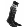 ski thermo merino socks black grey