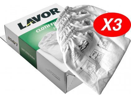 Lavor - Textilný filter 3 ks, 5.212.0101