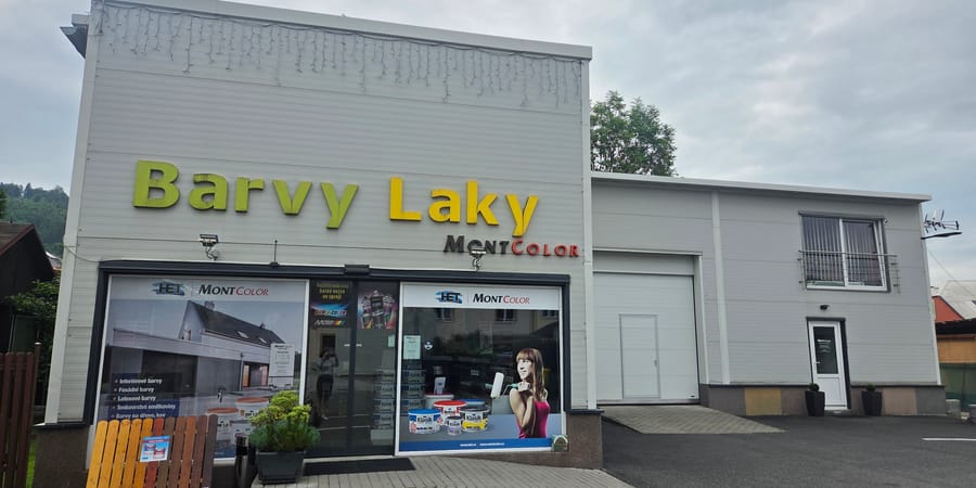 Prodejna Barvy a laky Montcolor Odry