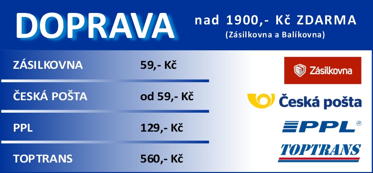 doprava zdarma, zásilkovna, česká pošta, ppl, toptrans