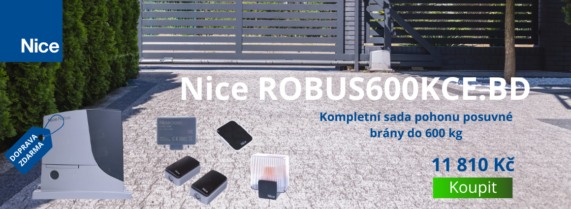 ROBUS600KCE.BD sada pohonu, posuvné brány