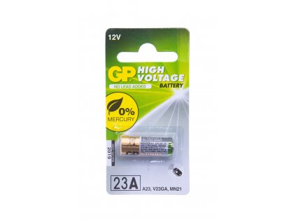 GP 23AE alkalická baterie 12 V pro dálkové ovládačeGP 23AE alkalická baterie 12 V pro dálkové ovládače23AE Náhradní alkalická baterie 12V do dálkových ovládačů