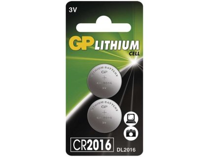 GP CR2016 baterie 3V do dálkových ovládačů vrat