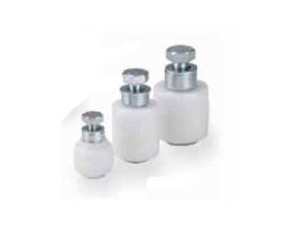 Rolny vodící bílé nylonové (D (mm) 35)