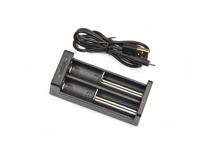 USB nabíječka MC2 pro 2 ks Li-ion akumulátoru