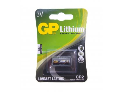 GP CR2 lithiová baterie do dálkových ovladačů garážových vrat