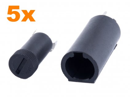 PFV-A.2213 pojistkové pouzdro pro trubičkové skleněné pojistky, set 5 ks