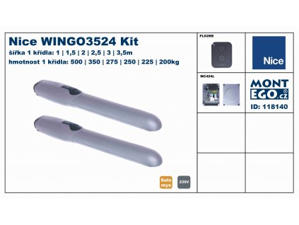 WINGO3524 KIT pohony křídlových vrat