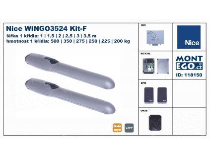 WINGO3524 Kit-F pohony křídlových bran WingoKit 3524 F155125 WINGO3524 Kit F pohony kridlovych bran WingoKit 3524 F main large
