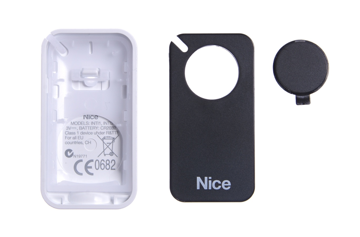 Nice SPCG000800 náhradní obal ovladače Nice INTI1, černý