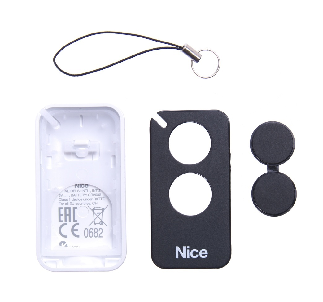 Nice SPCG000900 náhradní obal ovladače Nice INTI2, černý