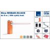 Závora Nice M5BAR.50.KCE - úplný set automatické závory do 5,00 m širokých vjezdů