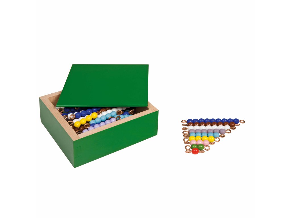 Colored Bead Stairs - 10 Sets: Individual Beads Glass