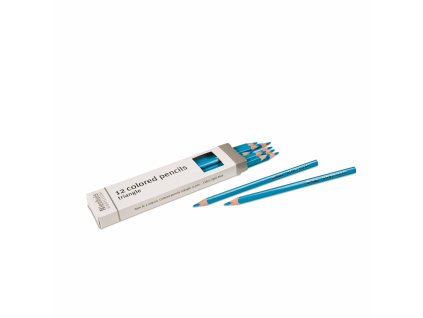 3-Sided Inset Pencils: Light Blue