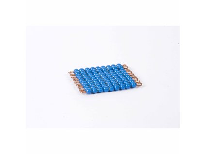 Individual Nylon Bead Square Of 9: Dark Blue