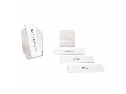 South America: Labels
