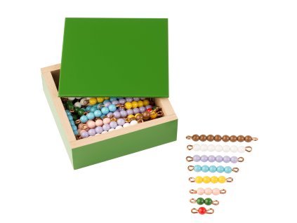 Colored Bead Stairs - 10 Sets: Individual Beads Nylon