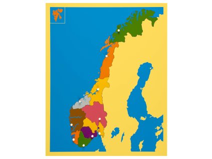 Puzzle Map: Norway