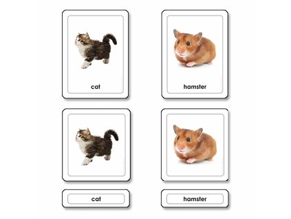 Pets 3 Part Cards