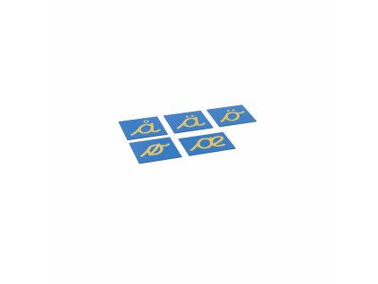 Sandpaper Letters: Nordic Cursive - Supplement Set