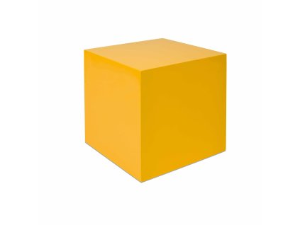 One Yellow Cube: (27 X 27 X 27 cm)