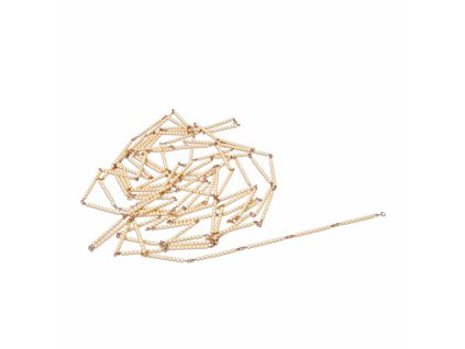 Golden Bead Chain Of 1000: Individual Beads Glass