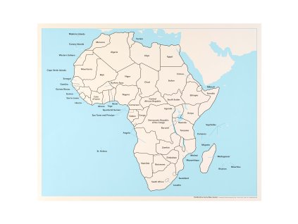 Africa Control Map: Labeled