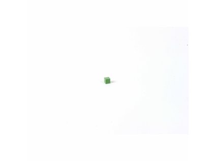 Geometric Hierarchy Of Number: Green Cube 5 Mm