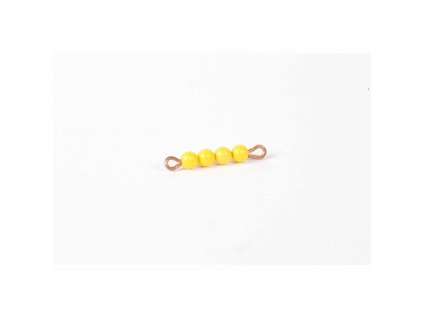 Individual Nylon Bead Bar Of 4: Yellow