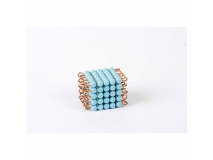 Individual Nylon Bead Cube Of 5: Light Blue