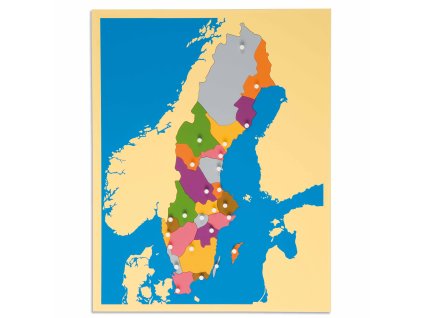Puzzle Map: Sweden