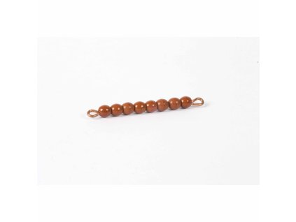 Individual Glass Bead Bar Of 8: Brown