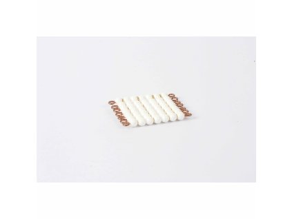 Individual Nylon Bead Square Of 7: White