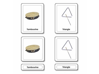 Musical Instruments 3 Part Cards