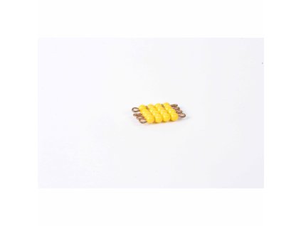 Individual Nylon Bead Square Of 4: Yellow