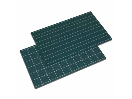 Greenboards With Double Lines And Squares: Set Of 2