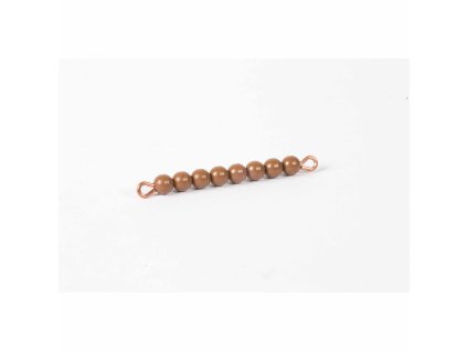 Individual Nylon Bead Bar Of 8: Brown