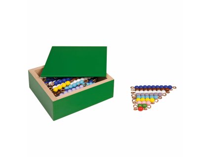 Colored Bead Stairs - 10 Sets: Individual Beads Glass