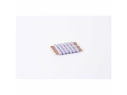 Individual Nylon Bead Square Of 6: Purple