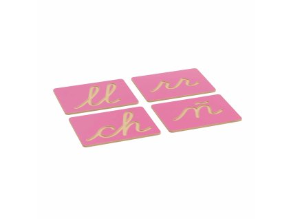 Hollow Letter Shapes: Spanish Cursive - Supplement Set