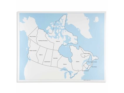 Canada Control Map: Labeled