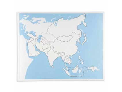 Asia Control Map: Unlabeled