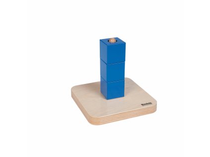 Cubes On Vertical Dowel