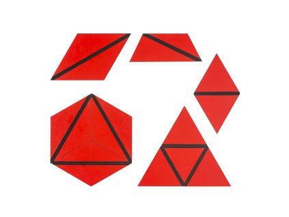 Set Of Red Constructive Triangles