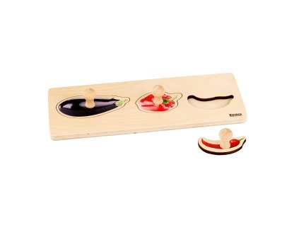 Toddler Puzzle: 3 Vegetables
