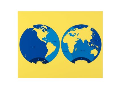 Puzzle Map Of The Oceans