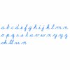 Medium Movable Alphabet: US Cursive - Blue