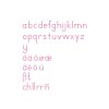 Medium Movable Alphabet: International Print - Red